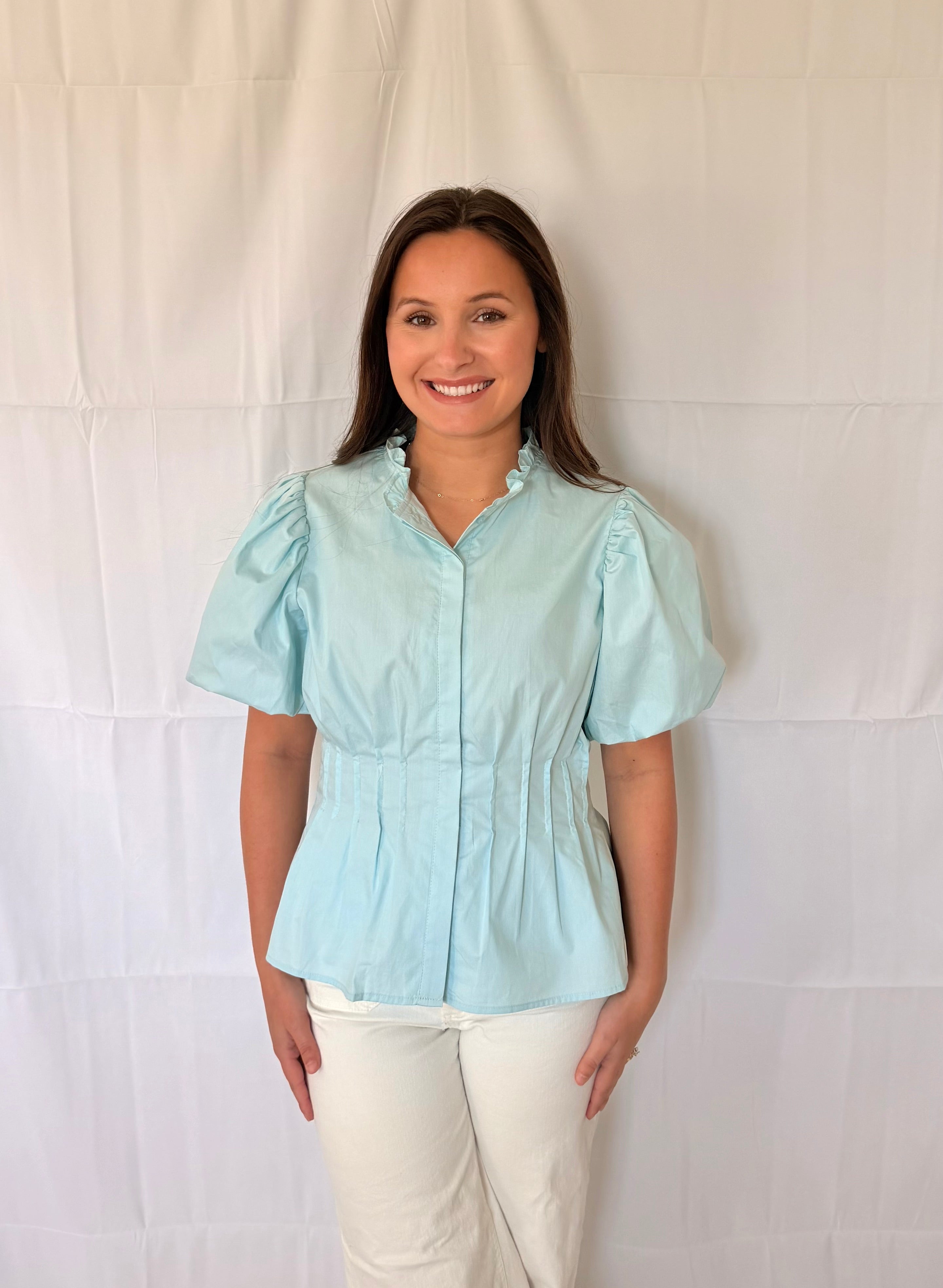 Everyday Baby Blue Top