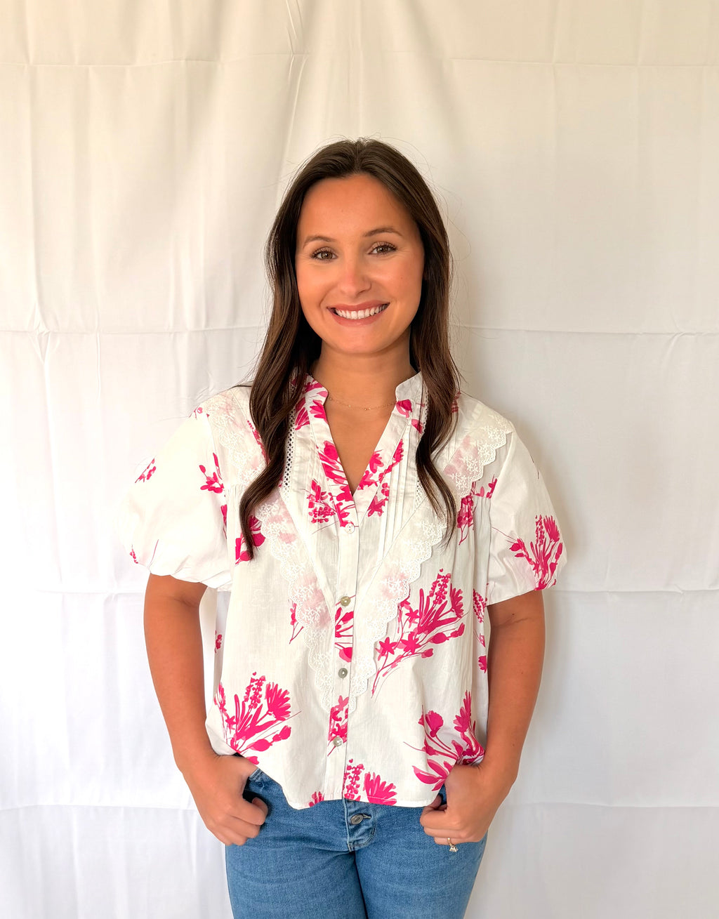 Blooming Pink Top