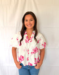 Blooming Pink Top