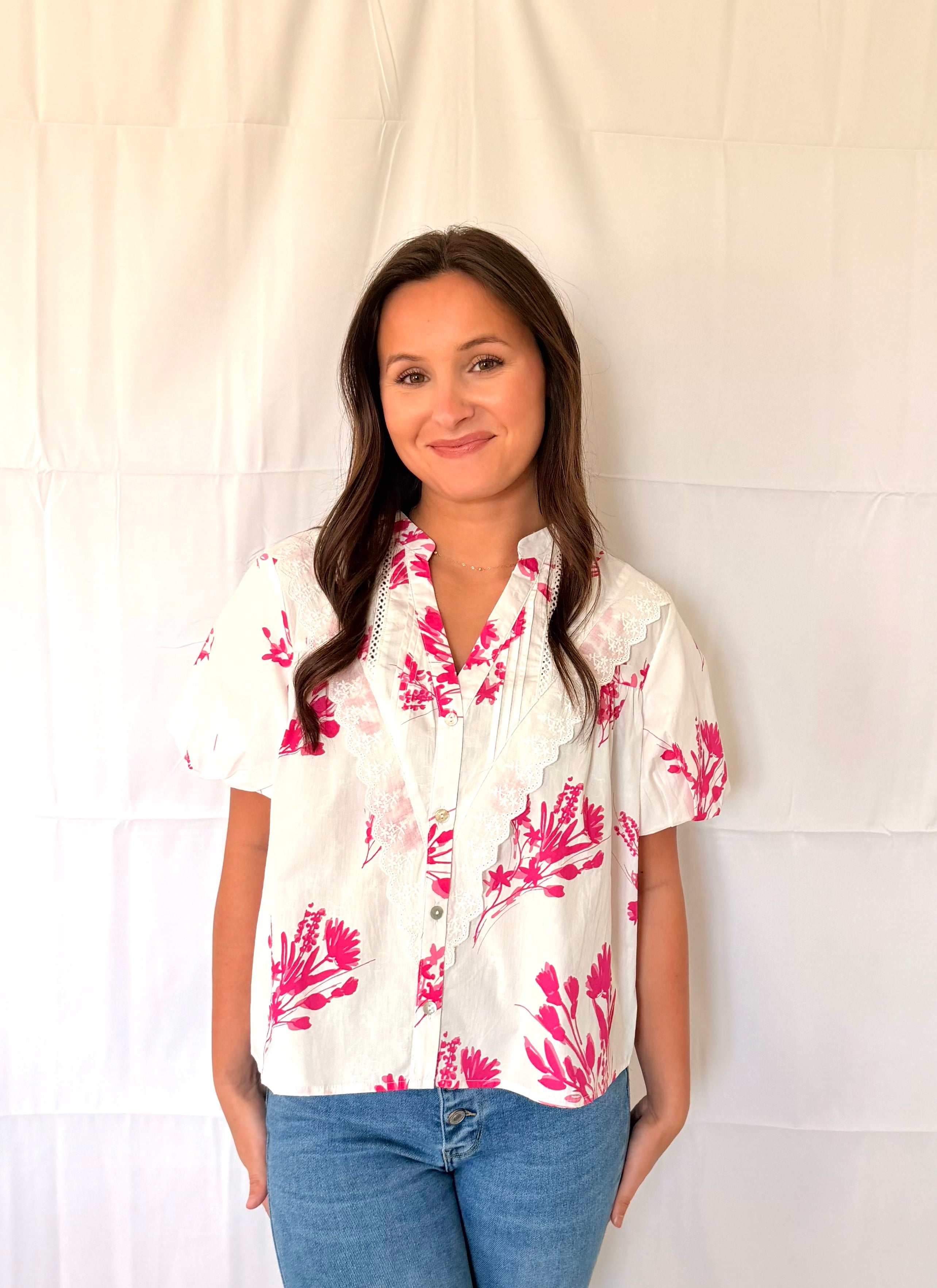 Blooming Pink Top