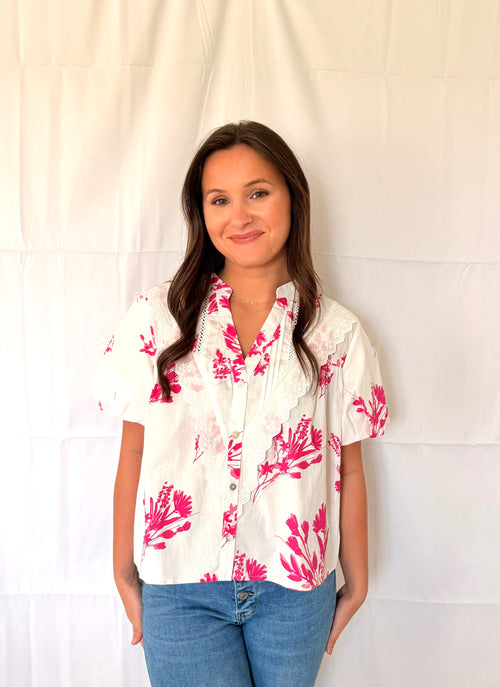 Blooming Pink Top