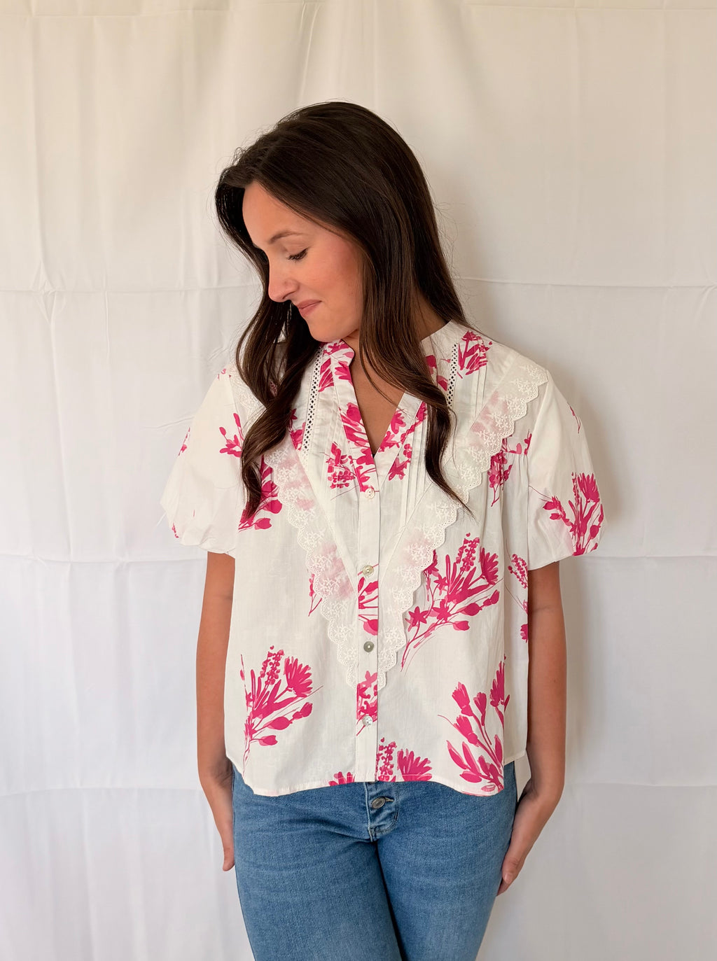 Blooming Pink Top