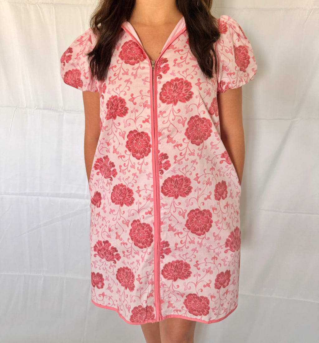 Pink Bloom Mini Dress