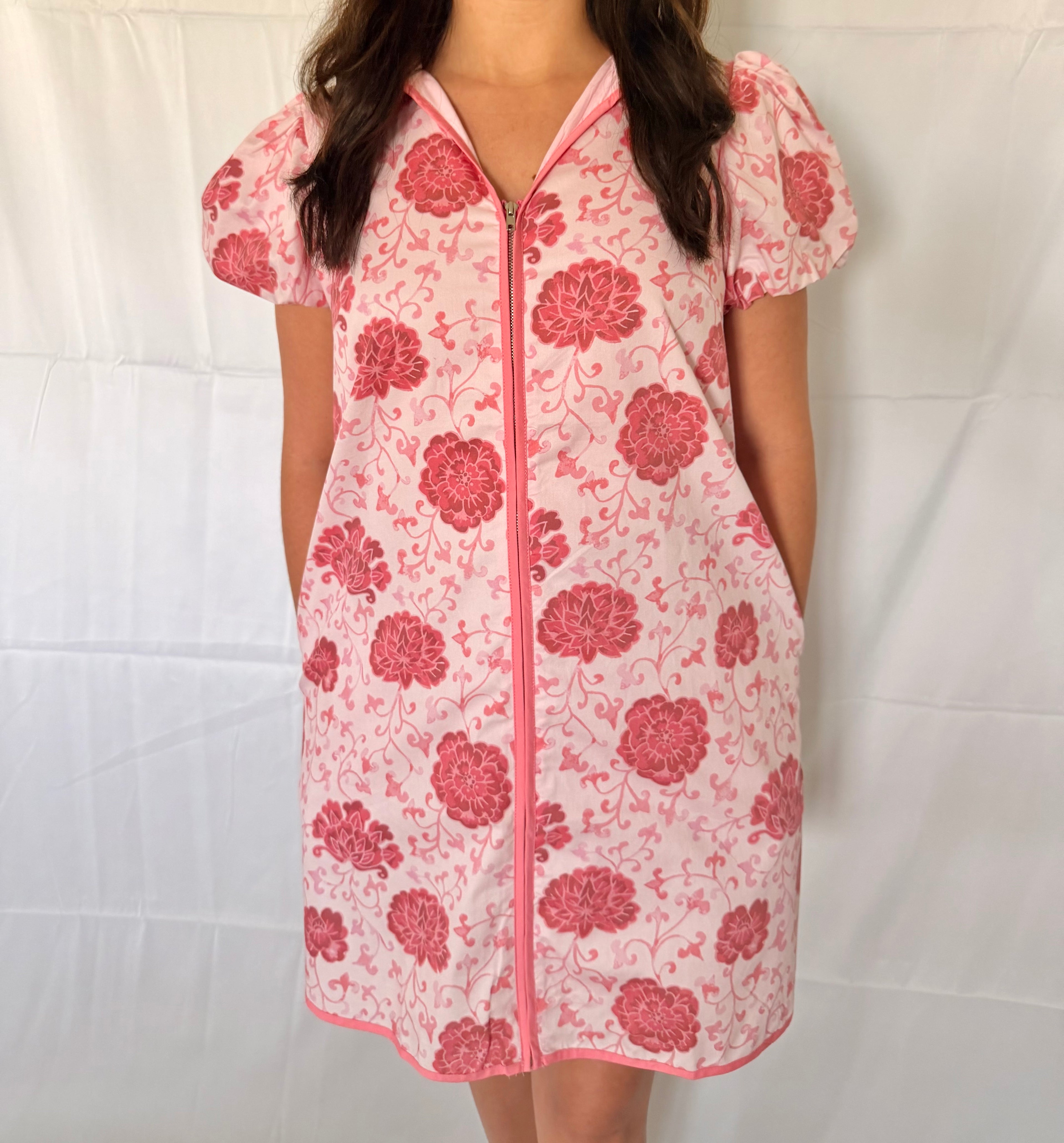 Pink Bloom Mini Dress